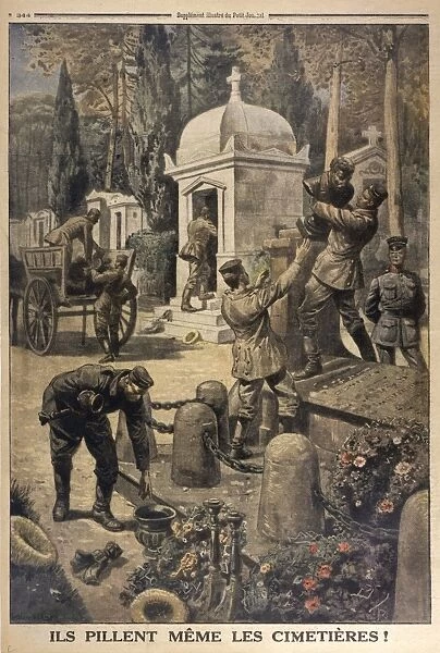 Cemetery Looting 1917