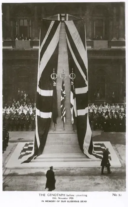 Framed Print : The Cenotaph before unveiling Framed Print : The Cenotaph before unveiling