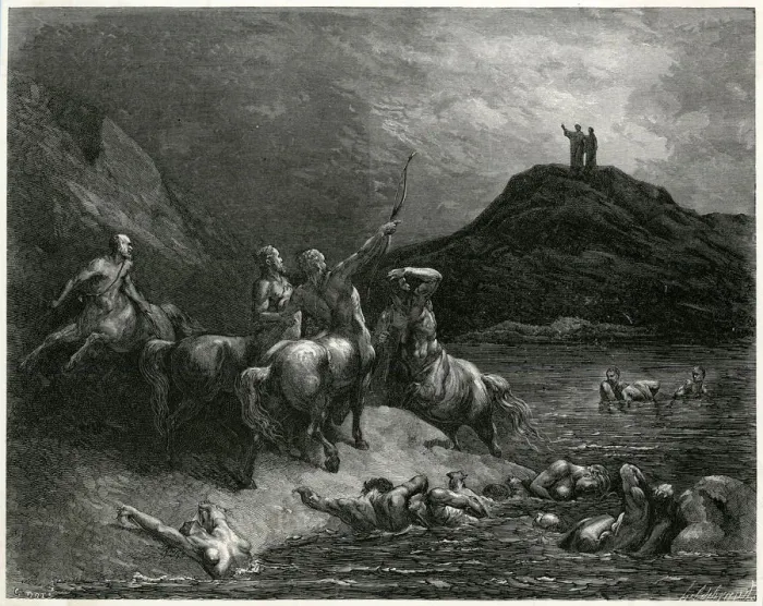 Framed Print : CENTAURS IN INFERNO - 1 Framed Print : CENTAURS IN INFERNO - 1