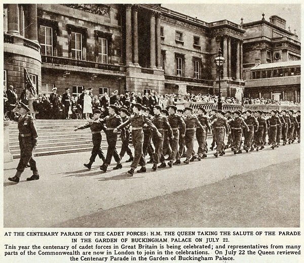 Centenary parade of the Cadet Forces in Great Britain