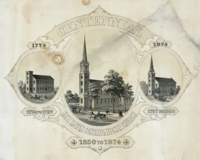 Framed Print : Centennial, East Haven Congregational Church Framed Print : Centennial, East Haven Congregational Church