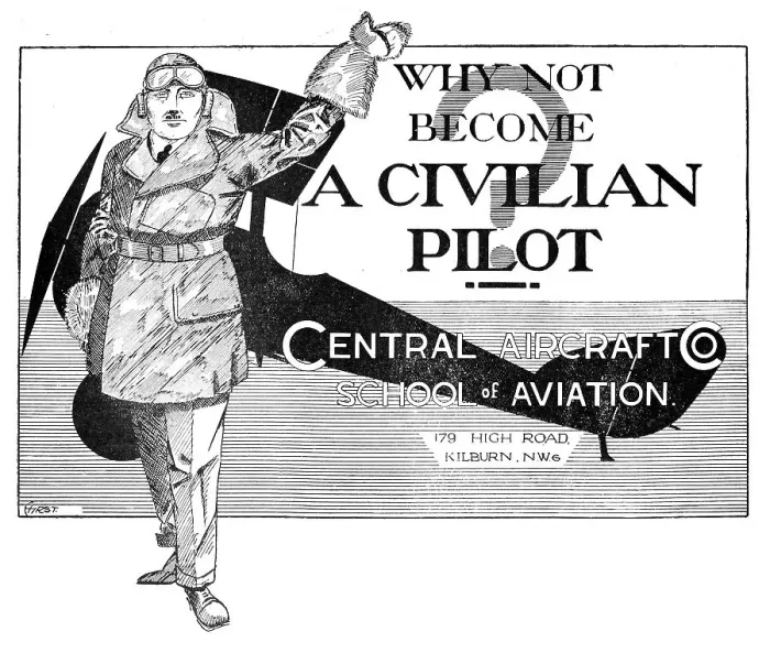 Framed Print : The Central Aircraft Company School Of Aviation Framed Print : The Central Aircraft Company School Of Aviation
