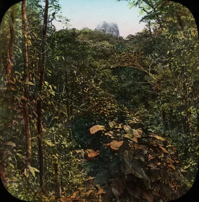 Framed Print : Central America - Gold Mining - Lantern Slide series Framed Print : Central America - Gold Mining - Lantern Slide series
