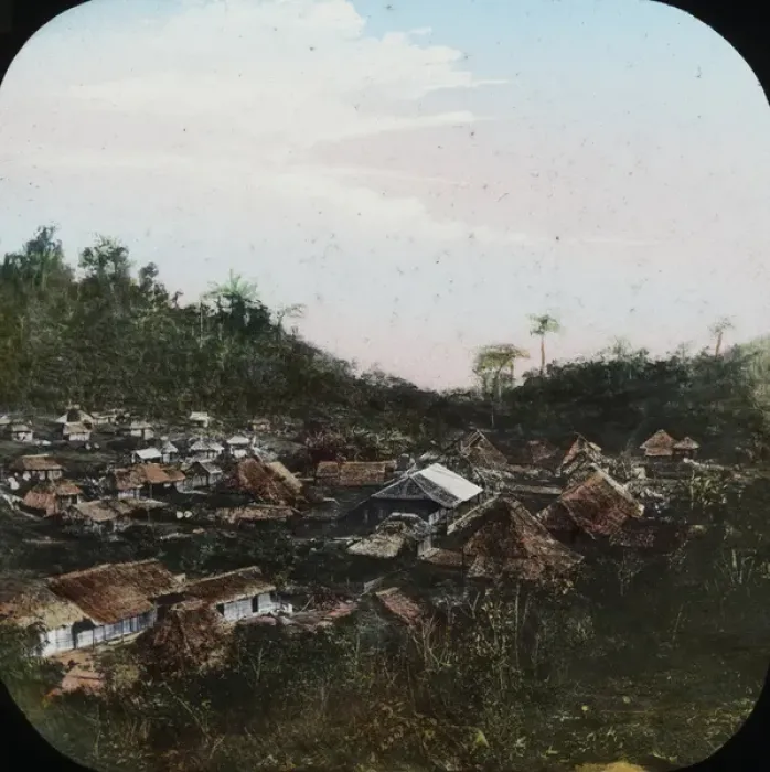 Framed Print : Central America - Gold Mining - Lantern Slide series Framed Print : Central America - Gold Mining - Lantern Slide series