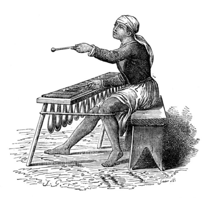Framed Print : Central american music: the marimba Framed Print : Central american music: the marimba
