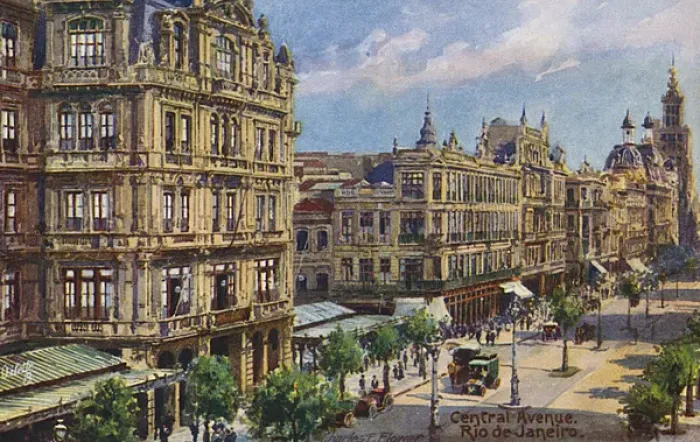 Framed Print : Central Avenue, Rio de Janeiro, Brazil Framed Print : Central Avenue, Rio de Janeiro, Brazil