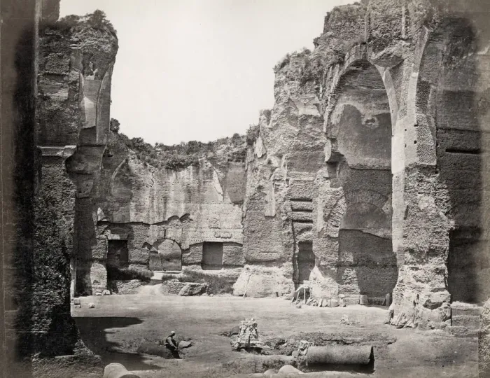 Framed Print : Central chamber of Baths of Caracalla, Rome, Italy Framed Print : Central chamber of Baths of Caracalla, Rome, Italy