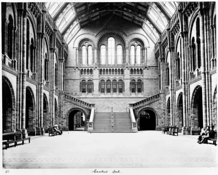 Framed Print : The Central Hall of the Natural History Museum, London Framed Print : The Central Hall of the Natural History Museum, London