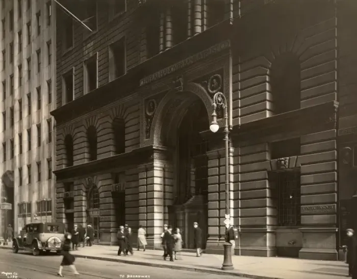Framed Print : Central Hanover Bank, New York Framed Print : Central Hanover Bank, New York