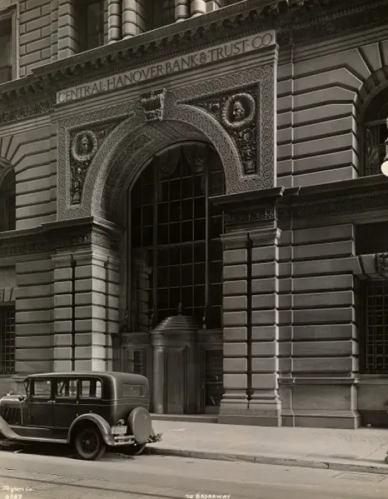 Framed Print : Central Hanover Bank, New York Framed Print : Central Hanover Bank, New York