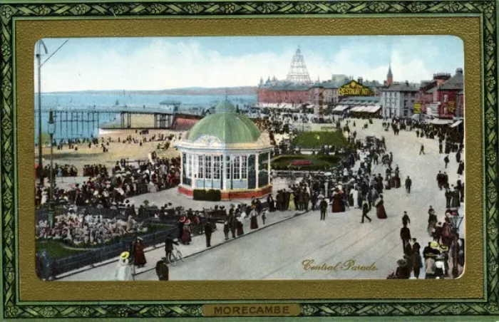 Framed Print : Central Parade, Morecambe, Lancashire Framed Print : Central Parade, Morecambe, Lancashire