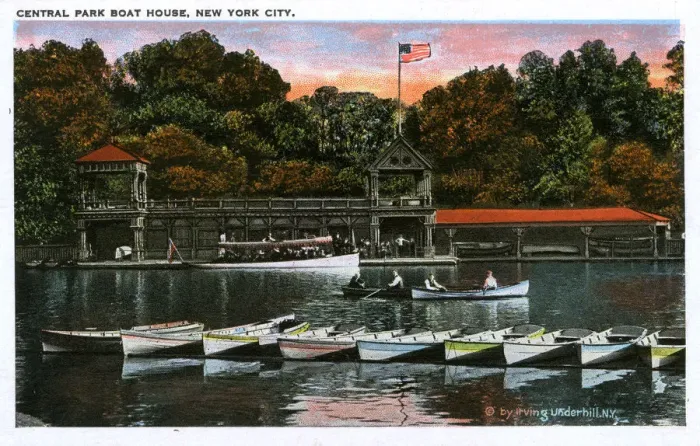 Framed Print : Central Park Boat House in Autumn, New York City, USA Framed Print : Central Park Boat House in Autumn, New York City, USA