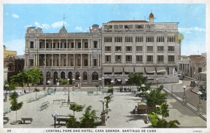 Framed Print : Central Park and Casa Granda Hotel, Santiago de Cuba, Cuba Framed Print : Central Park and Casa Granda Hotel, Santiago de Cuba, Cuba