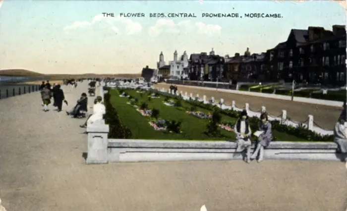 Framed Print : Central Promenade, Morecambe, Lancashire Framed Print : Central Promenade, Morecambe, Lancashire