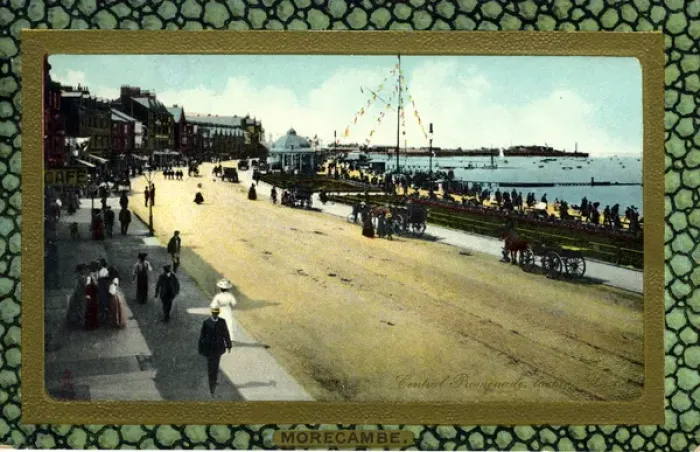 Framed Print : Central Promenade, Morecambe, Lancashire Framed Print : Central Promenade, Morecambe, Lancashire