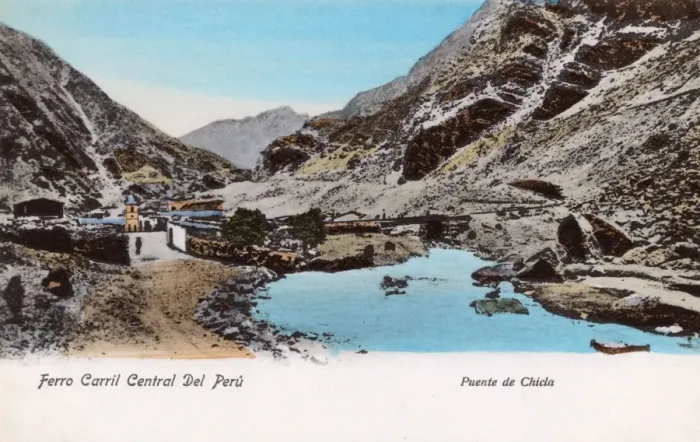 Framed Print : Central Railway, Chicla Bridge, Peru, South America Framed Print : Central Railway, Chicla Bridge, Peru, South America