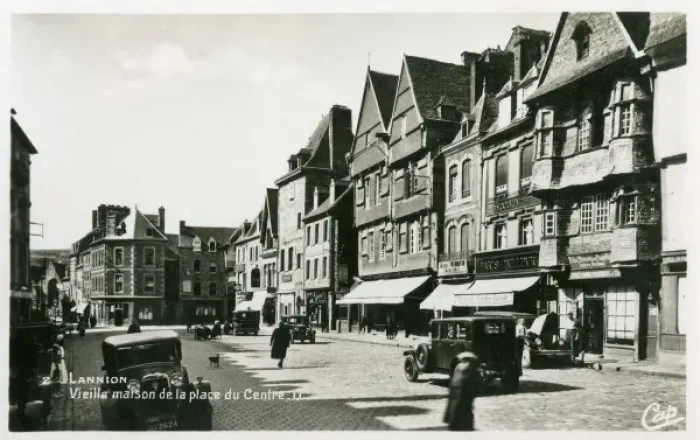 Framed Print : Central Square at Lannion, France Framed Print : Central Square at Lannion, France