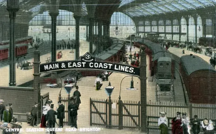 Framed Print : Central Station, Brighton, Sussex Framed Print : Central Station, Brighton, Sussex