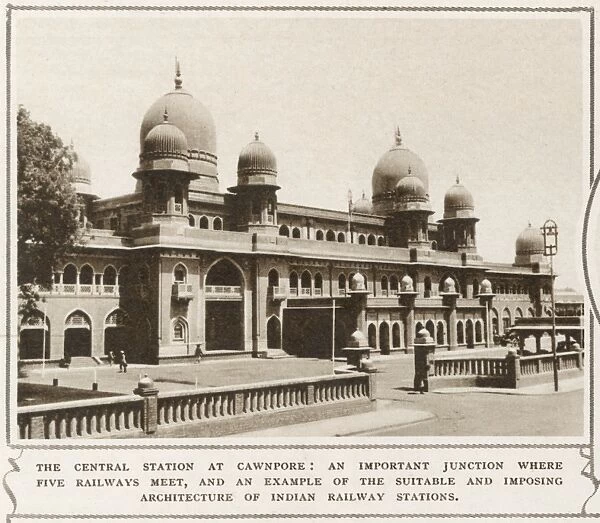 The Central Station at Cawnpore, India