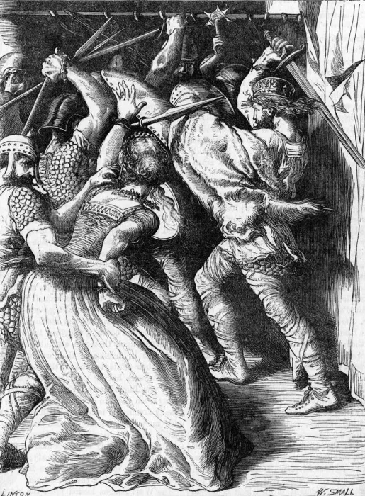 Framed Print : Cenulph of Wessex is murdered Framed Print : Cenulph of Wessex is murdered