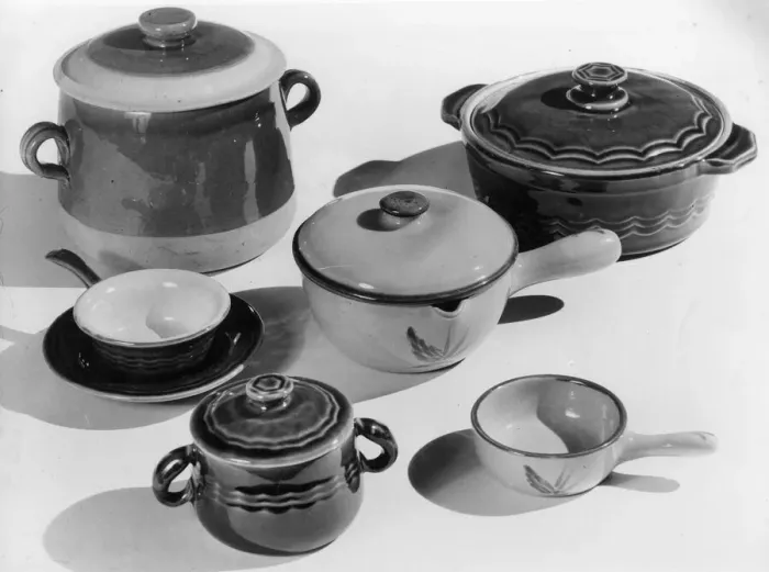 Framed Print : Ceramic and earthenware pots and pans, casserole and soup dishes, etc Framed Print : Ceramic and earthenware pots and pans, casserole and soup dishes, etc