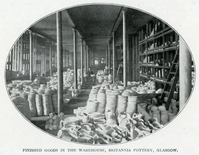 Framed Print : CERAMICS WAREHOUSE 1902 Framed Print : CERAMICS WAREHOUSE 1902