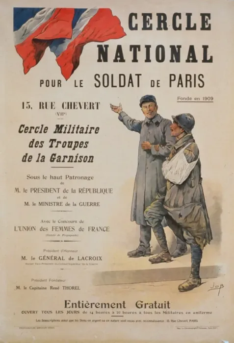 Framed Print : Cercle National pour le soldat de Paris Framed Print : Cercle National pour le soldat de Paris