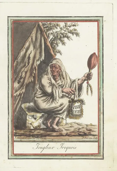 Framed Print : Ceremonial person of the Iroquois Confederacy Framed Print : Ceremonial person of the Iroquois Confederacy