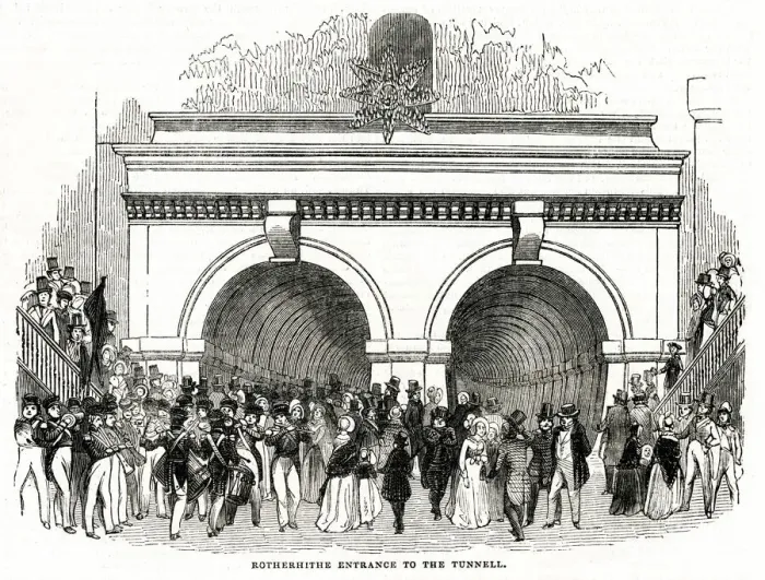 Framed Print : Ceremony of opening of the Thames Tunnel 1843 Framed Print : Ceremony of opening of the Thames Tunnel 1843