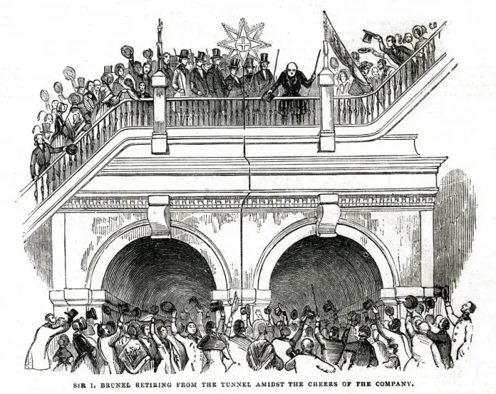 Framed Print : Ceremony of opening of the Thames Tunnel 1843 Framed Print : Ceremony of opening of the Thames Tunnel 1843