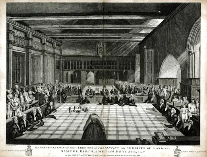 Framed Print : Ceremony of Presenting the Sheriffs of London Framed Print : Ceremony of Presenting the Sheriffs of London