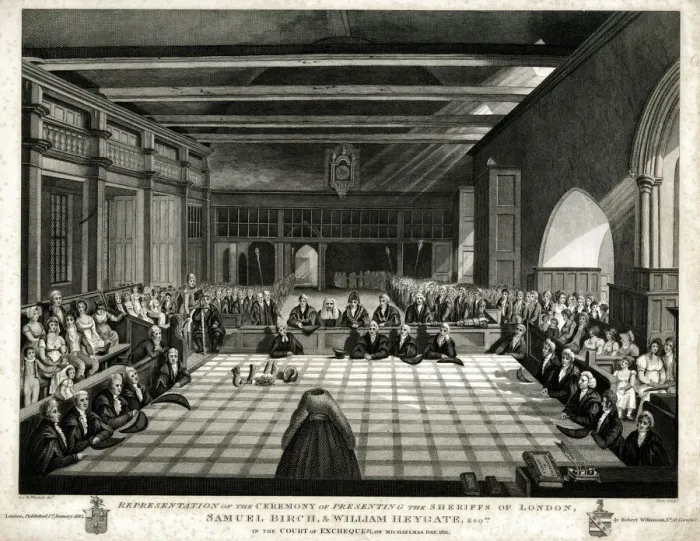 Framed Print : Ceremony of Presenting the Sheriffs of London Framed Print : Ceremony of Presenting the Sheriffs of London