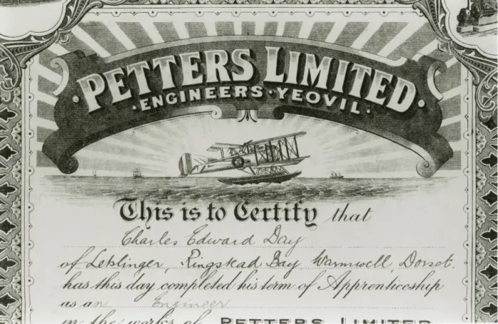 Framed Print : Certification of apprenticeship to Charles Edward Day Framed Print : Certification of apprenticeship to Charles Edward Day