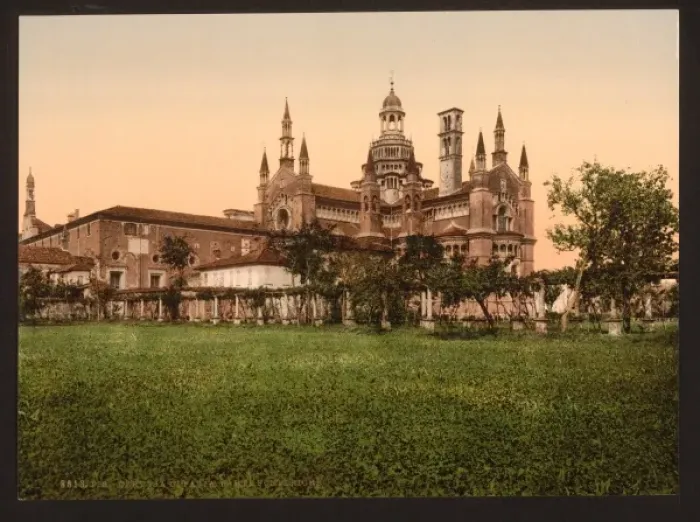 Framed Print : Certosa di Pavia, the back, Milan, Italy Framed Print : Certosa di Pavia, the back, Milan, Italy