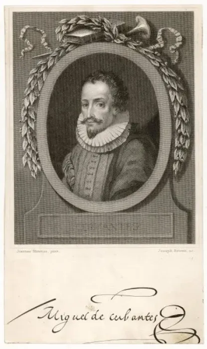 Framed Print : Cervantes / Brown / Morenus Framed Print : Cervantes / Brown / Morenus