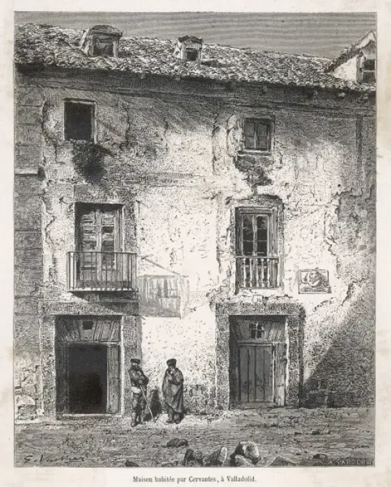 Framed Print : Cervantes  /  Valladolid