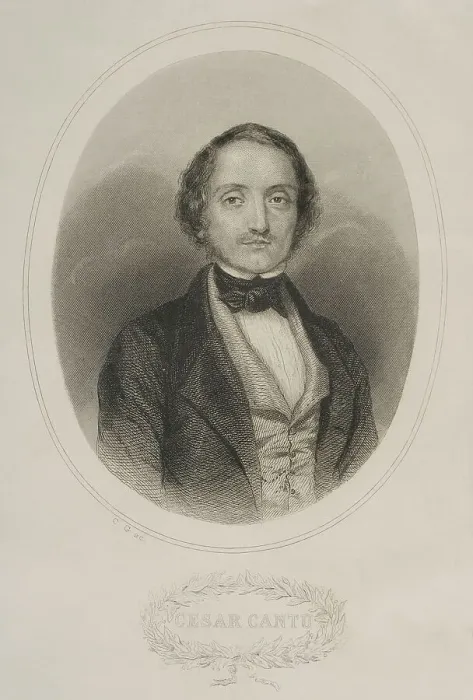Framed Print : Cesare Cantu (1804-1895). Italian historian and writer Framed Print : Cesare Cantu (1804-1895). Italian historian and writer