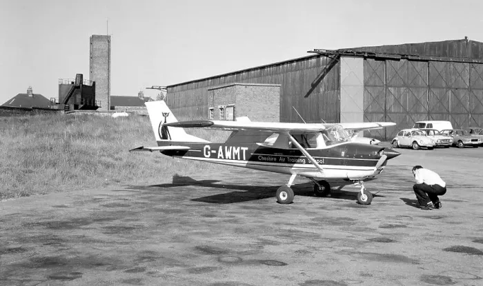 Framed Print : Cessna 150 G-AWMT Framed Print : Cessna 150 G-AWMT