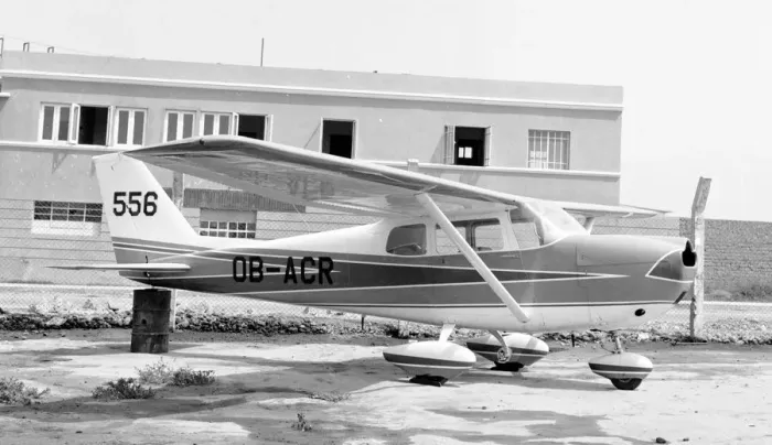 Framed Print : Cessna 172 Skylane OB-ACT Framed Print : Cessna 172 Skylane OB-ACT