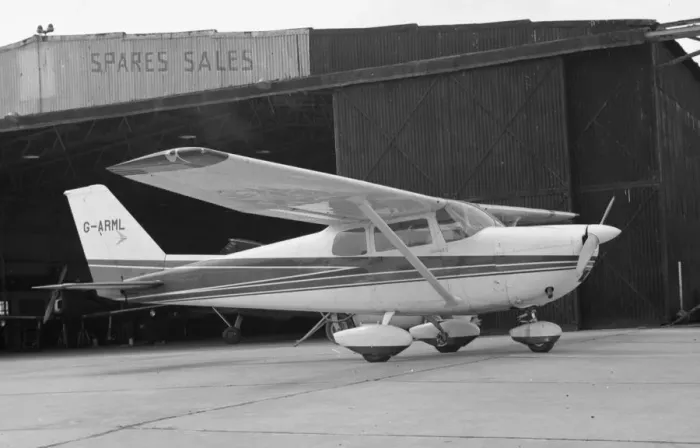 Framed Print : Cessna 175 G-ARML Framed Print : Cessna 175 G-ARML