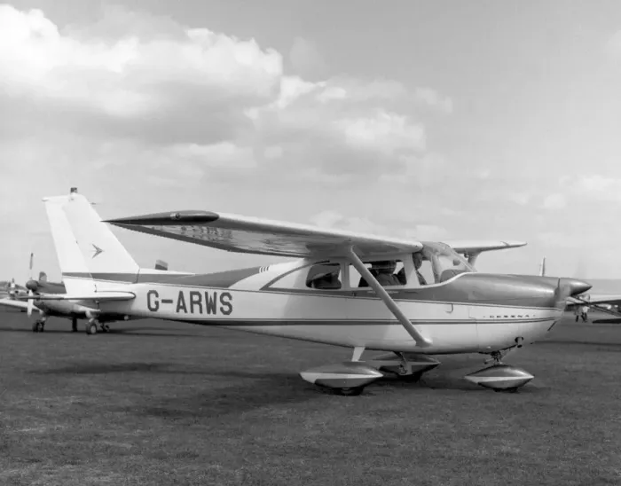 Framed Print : Cessna 175C Skylark G-ARWS Framed Print : Cessna 175C Skylark G-ARWS