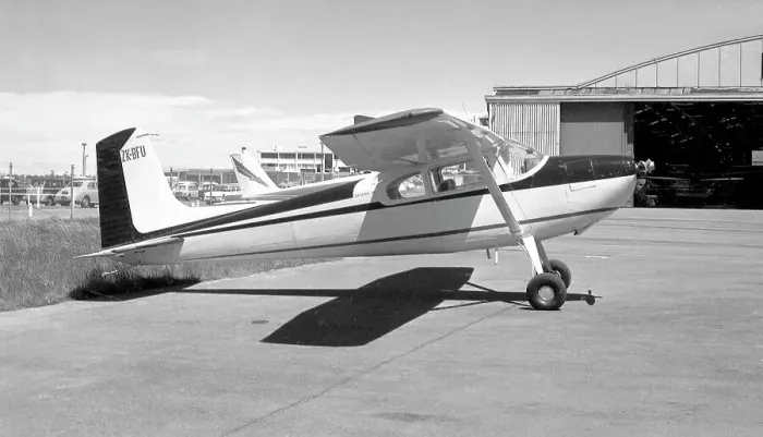 Framed Print : Cessna 180 ZK-BFU Framed Print : Cessna 180 ZK-BFU