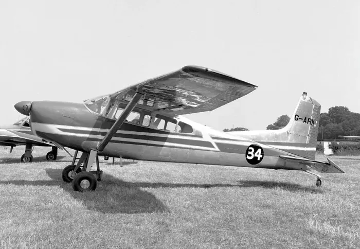 Framed Print : Cessna 185 G-ARMJ Framed Print : Cessna 185 G-ARMJ