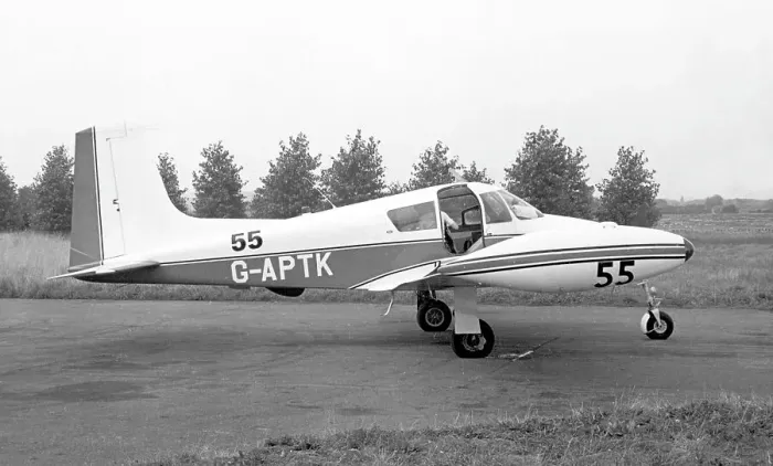 Framed Print : Cessna 310 G-APTK Framed Print : Cessna 310 G-APTK