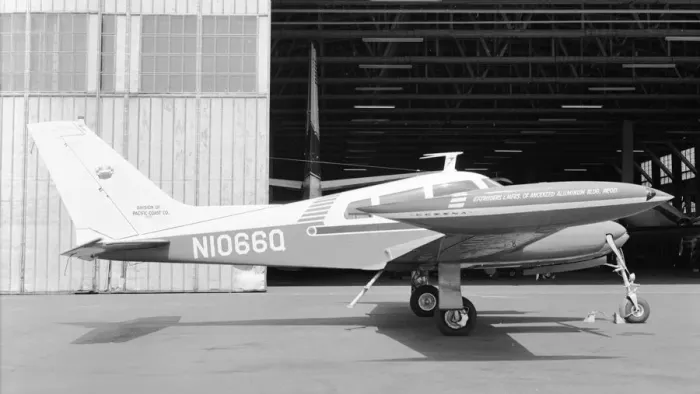 Framed Print : Cessna 310H N1066Q Framed Print : Cessna 310H N1066Q