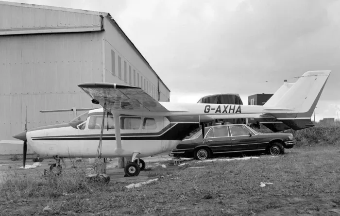 Framed Print : Cessna 337A Super Skymaster G-AXHA Framed Print : Cessna 337A Super Skymaster G-AXHA