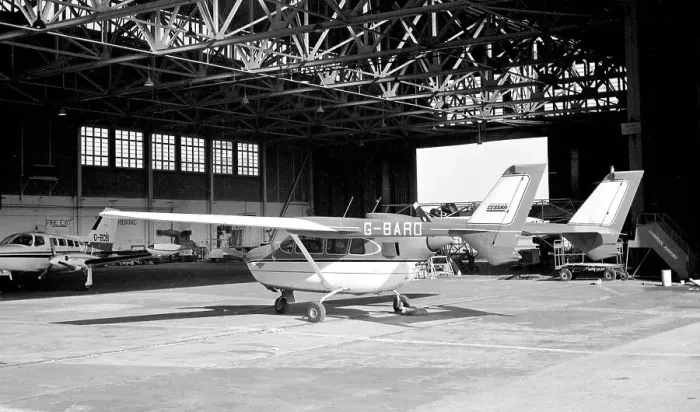 Framed Print : Cessna 337C Super Skymaster G-BARD Framed Print : Cessna 337C Super Skymaster G-BARD