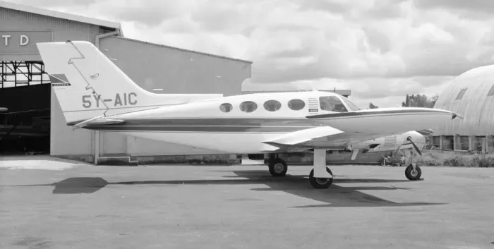 Framed Print : Cessna 402 5Y-AIC Framed Print : Cessna 402 5Y-AIC