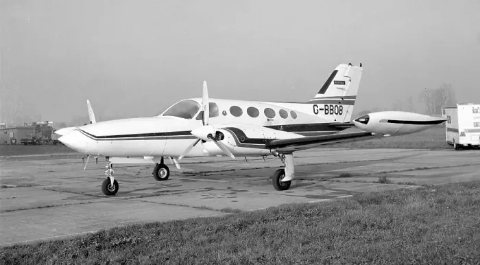 Framed Print : Cessna 421 G-BBOB Framed Print : Cessna 421 G-BBOB