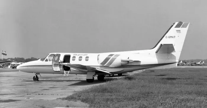 Framed Print : Cessna 500 Citation I C-GMAT Framed Print : Cessna 500 Citation I C-GMAT